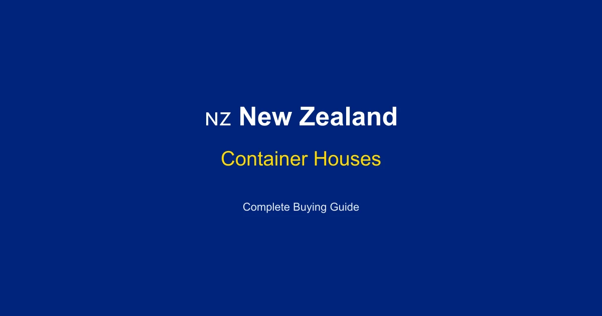 Container Houses in Auckland: Price & Buying Guide 2026