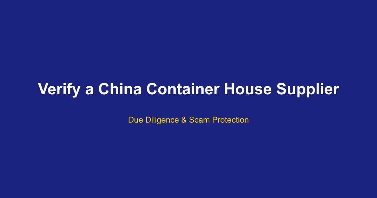 EasiHive vs Other China Container House Manufacturers — Honest Comparison 2026