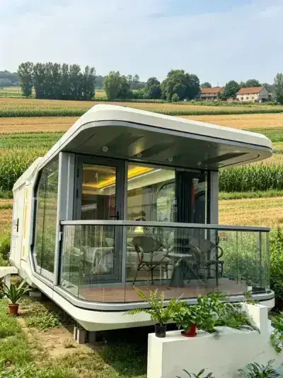 1 Bedroom and 1 Living Room Family Space Capsule Container House