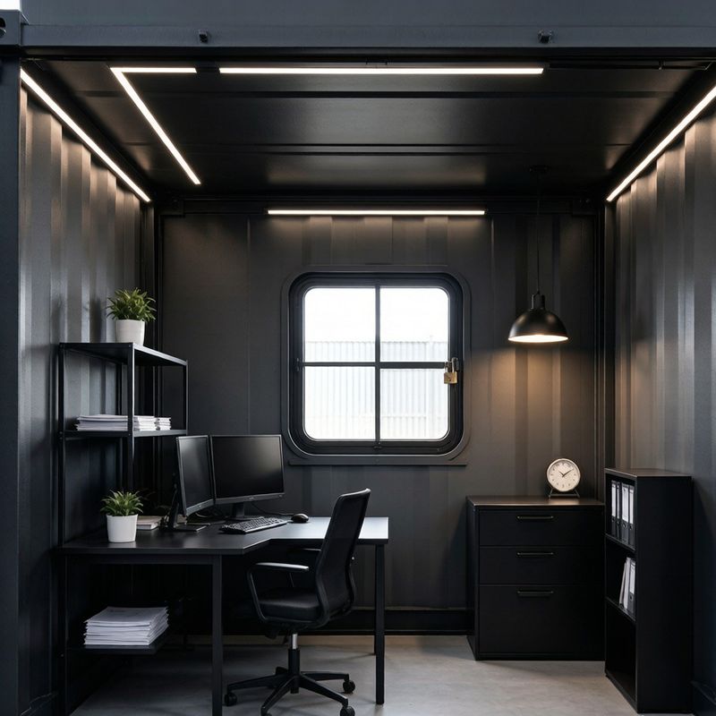 Black Folding Security House - View 2