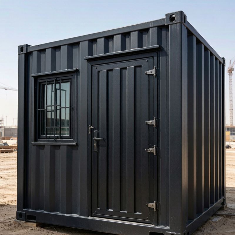Black Folding Security House - View 3