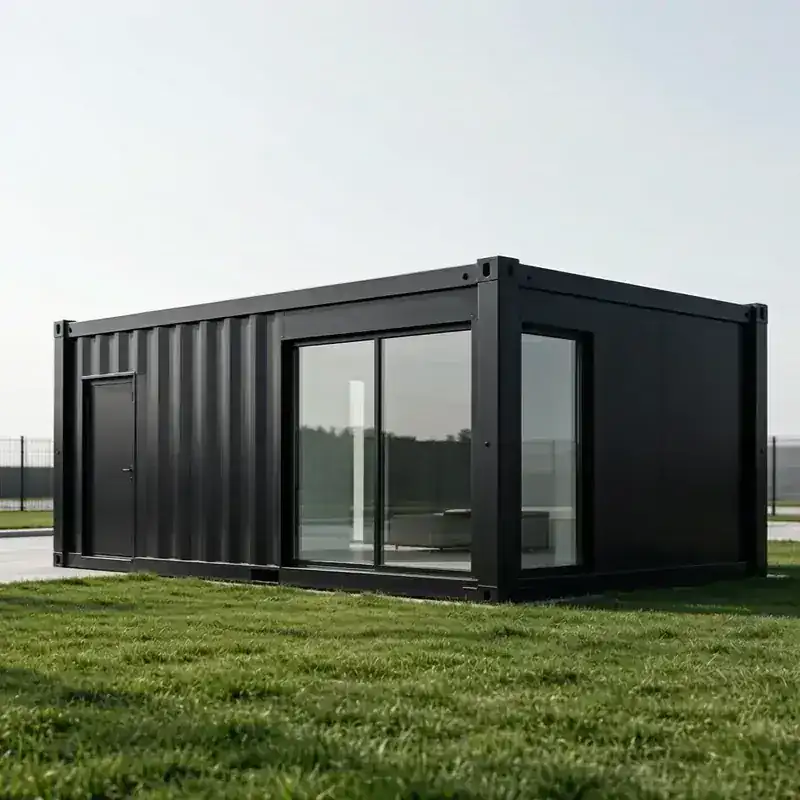 Black Folding Security House