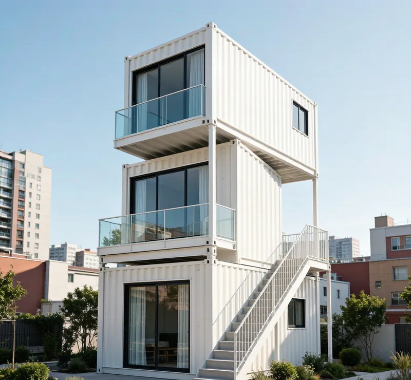 Stackable up to 3 floors